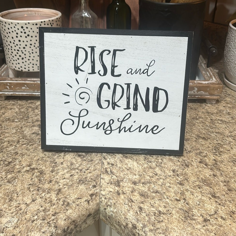 Coffee bar sign